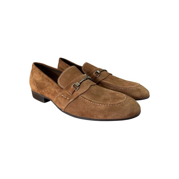 Alfani Chester Suede Bit Loafers Brown, Men’s Size 11.5M - Picture 1 of 9